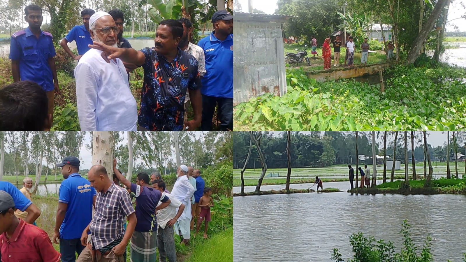 বিলে পানি নিষ্কাশনের ব্যবস্থা, করেছেন চেয়ারম্যান 